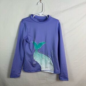 Cat & Jack Purple Rashguard Girls Size M